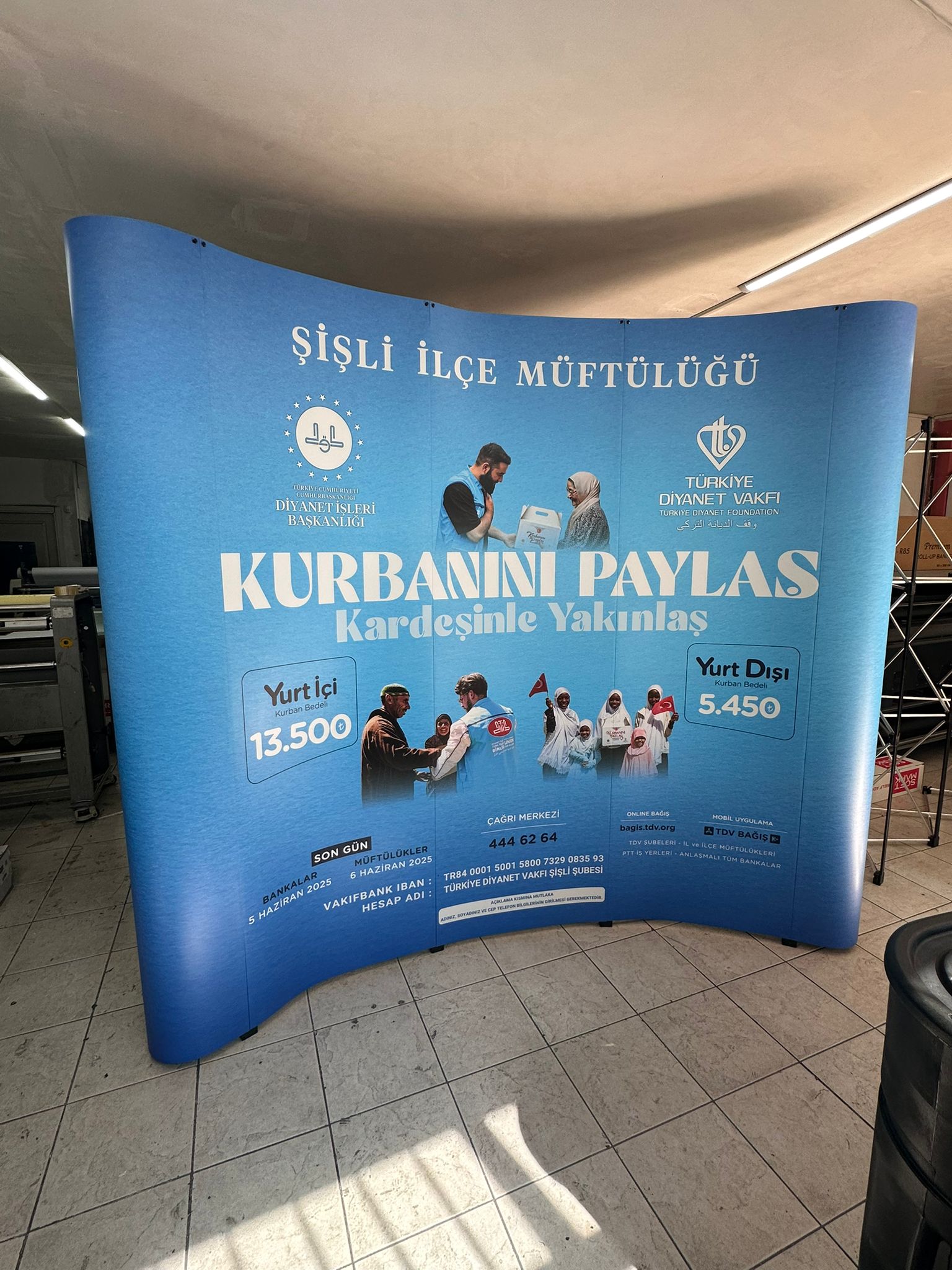 Örümcek Stand Oval 3 Panel 3×3